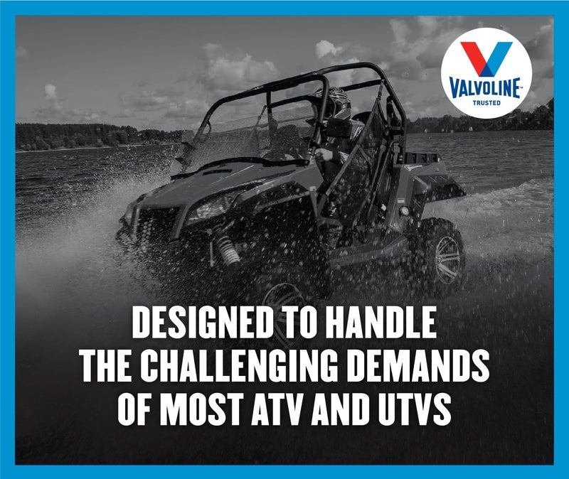 Valvoline 4-Stroke ATV/UTV SAE 10W-40 Motor Oil 1 QT  Case of 6 - Image 4